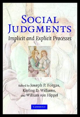 【预售】Social Judgments: Implicit and Explicit Process