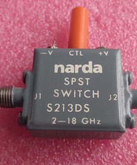 S213DS narda 1-18GHz 3W SPST SMA PIN 单刀单子PIN高速同轴开关