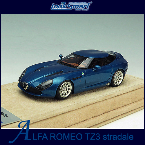 LOOKSMART 1:43 °¢¶û·¨ÂÞÃÜÅ· TZ3 stradale Èü³µÀ¶ Æû³µÄ£ÐÍ