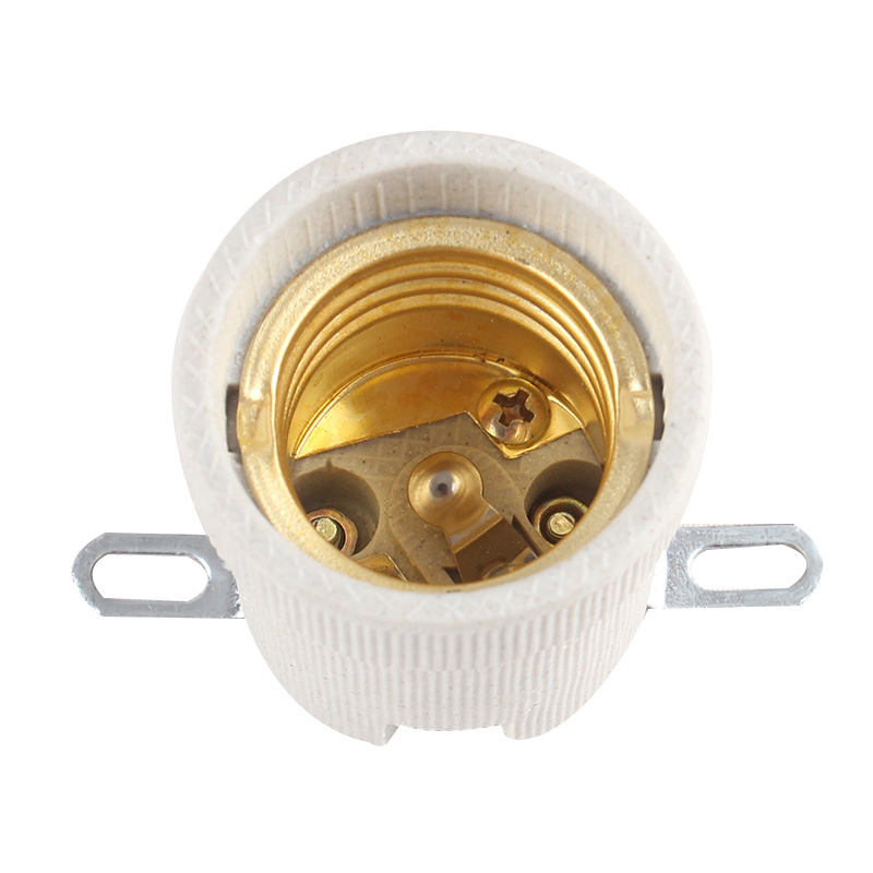 爬虫浴霸灯具用品e27螺口陶瓷