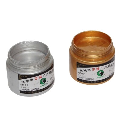 正品马利牌95浓缩广告画颜料 水粉颜料 金色 银色水粉颜料金银