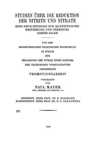 【预订】Studien Uber Die Reduktion Der Nitri...