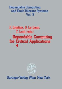 【预订】Dependable Computing for Critical Ap...