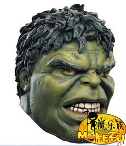 绿巨人头套面具 漫威复仇者联盟洛克头套影视特效道具 英雄联盟