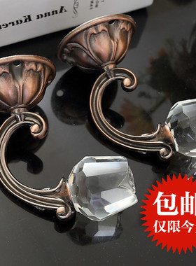 窗帘挂钩墙钩壁钩挂球欧式绑带