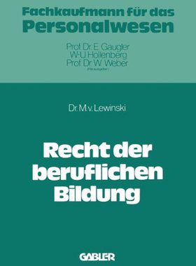 【预售】Recht Der Beruflichen Bildung