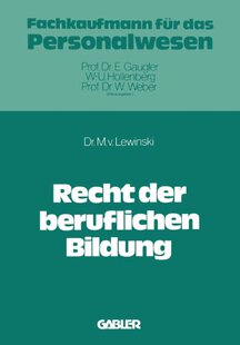 【预售】Recht Der Beruflichen Bildung