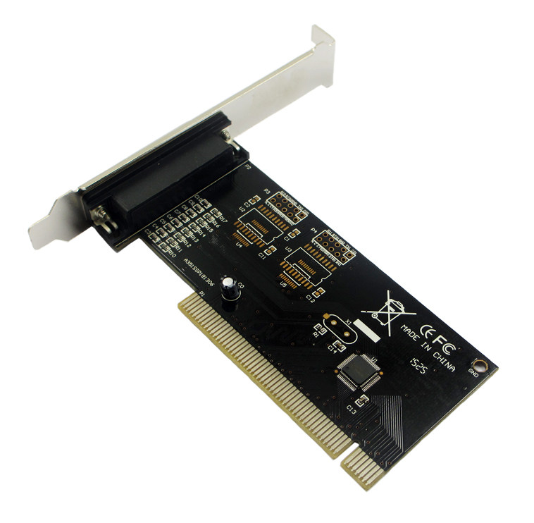 PCI并口卡 PCI转并口卡 PCI转25孔打印卡转pci 台式扩展LPT接口卡