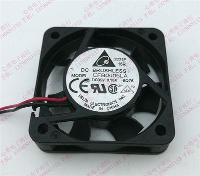 原装静音滚珠散热风扇 EFB0405LA 5V 0.10A 4010 4cm 2线小风机