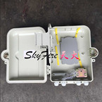 直熔型SMC室外抱箍式12芯光纖直熔箱/抱桿式24芯