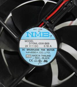 NMB 8025 24V 12V 3110ML-05W-B69 0.18A 8CM变频器散热设备风扇