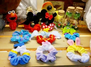 日本 唐老鸭 黛西 米奇米妮 三眼怪 小飞象 邦尼兔卡通发圈头绳