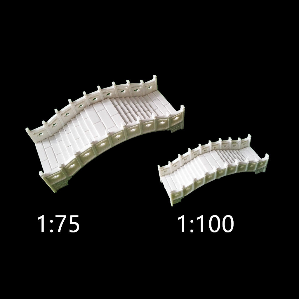 建筑沙盘模型场景制作材料手工diy室外花园景观拱桥古建筑桥模型