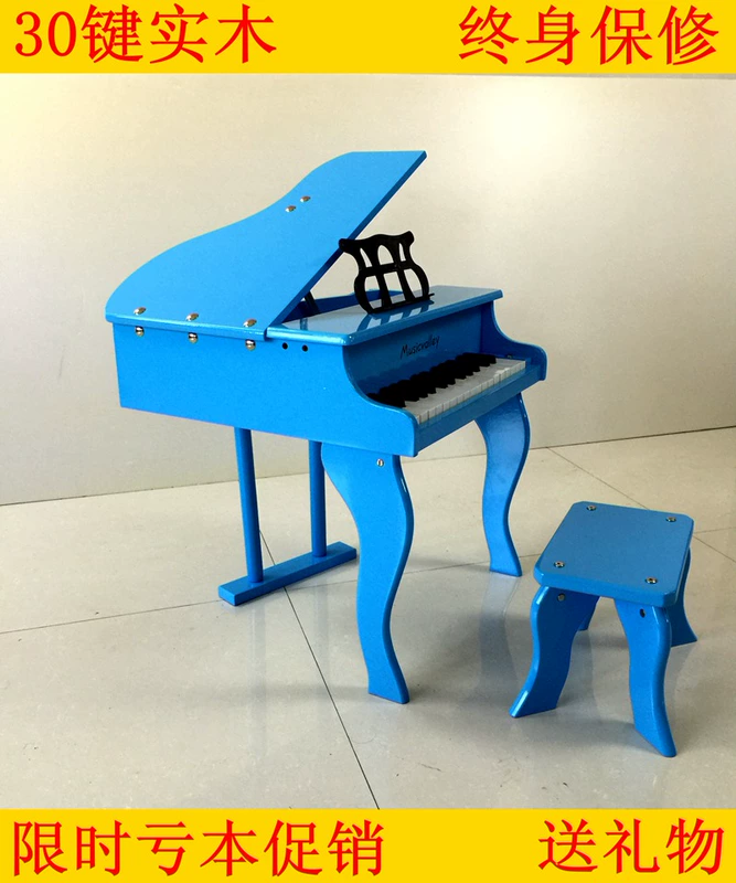 Chính hãng dufeng30 giáo dục sớm giáo dục nhỏ piano gỗ lật nhỏ piano âm nhạc đồ chơi quà tặng - Đồ chơi nhạc cụ cho trẻ em