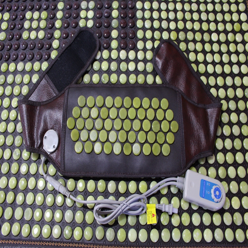 玉石加热腰带托玛琳锗石腰带锗石腰带玉石保健腰带调温保暖护腰带