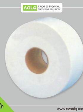 AOLQ奥力奇大盘卷纸擦手纸抹手纸卫生纸AQ-385纯木浆大卷纸巾公共