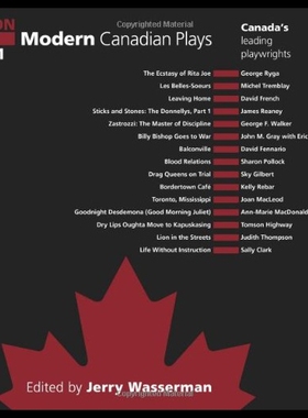 【预售】Modern Canadian Plays