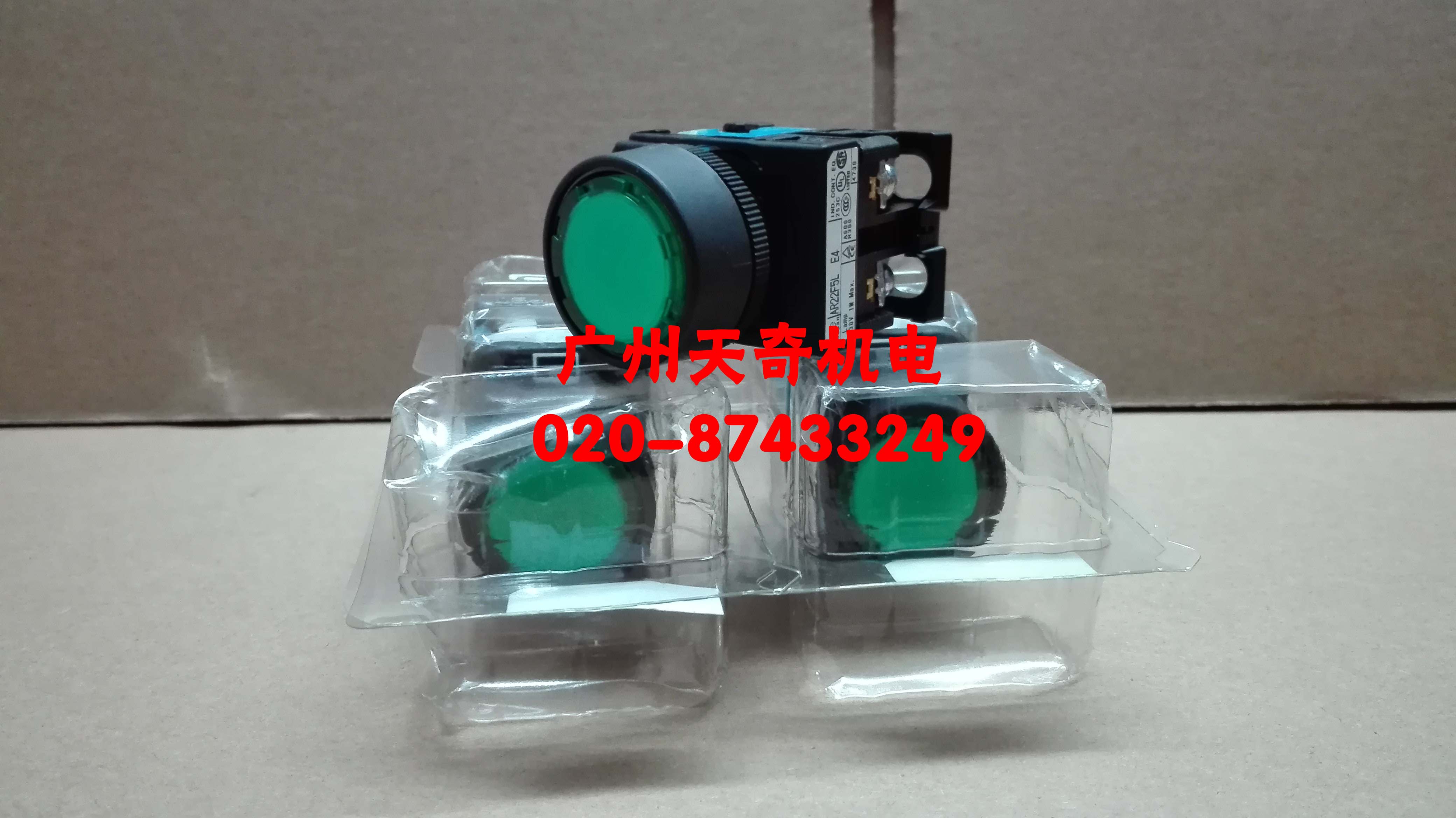 进口全新正品FUJI富士带灯按钮开关AR22F0L-10E4G AR22FOL-10E4G-封面