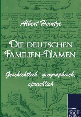 【预售】Die Deutschen Familien-Namen