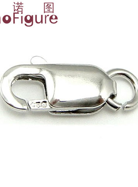 法诺图银饰品925银配件DIY饰品配件龙虾扣项链扣手链扣女首饰配件