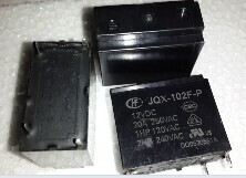 JQX-102F-P-12VDC HF102F-P一组常开4脚20A250VAC空调专用继电器