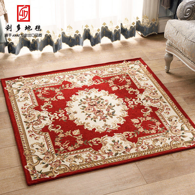 欧式地垫门垫进门门口脚垫 门厅卧室客厅地垫方形入户门垫子定制