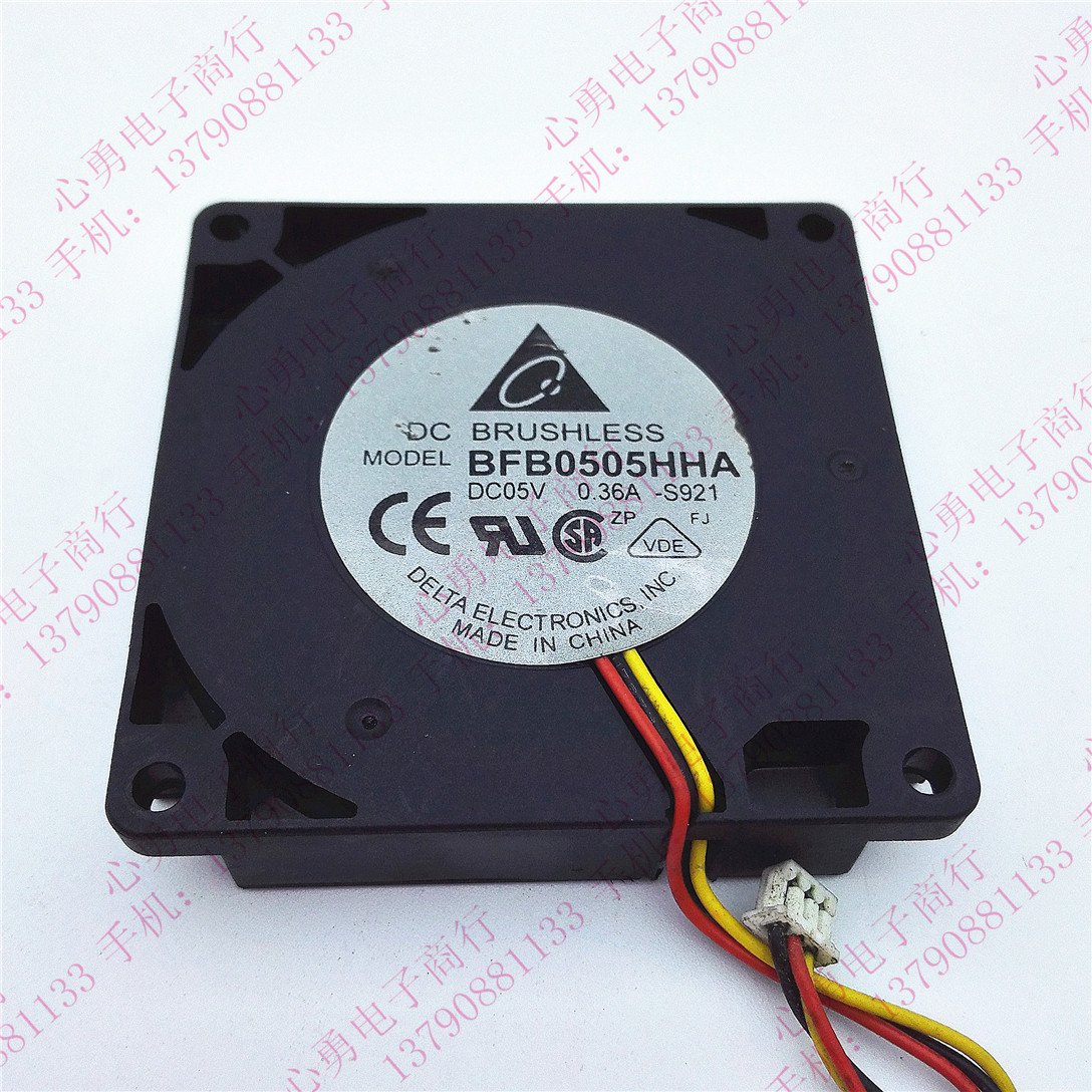 笔记本涡轮离心散热鼓风机风扇 BFB0505HHA 5010 5V 0.36A