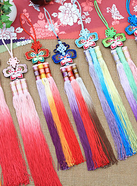 韩国原装进口新娘韩服挂件/蝴蝶绣花挂件/H-P03974