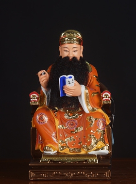 文曲星玻璃钢风水摆件佛像