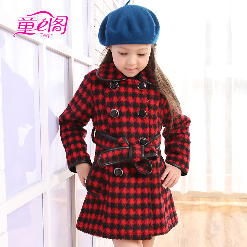 Manteau pour fille en laine - Ref 2162161 Image 3