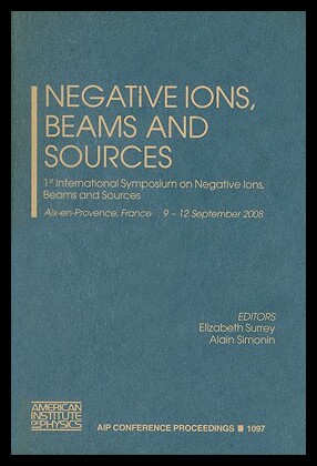 【预售】Negative Ions, Beams and Sources: 1st Internation