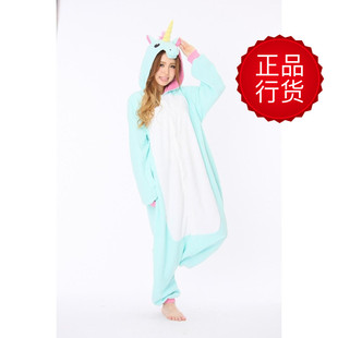 日本SAZAC受权 双十一促爱情公寓独角兽新品卡通睡衣 情侣家居服
