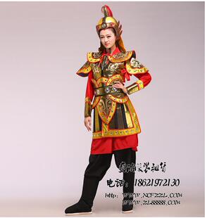 花木兰从军穆桂英挂帅戏曲服装租赁 女士将军小兵秦俑铠甲出租