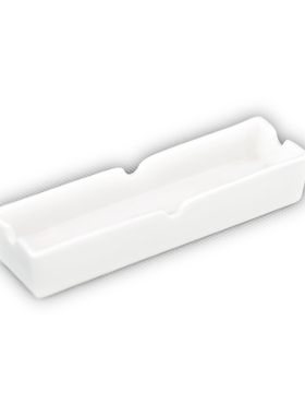 长方烟缸 长方形烟灰缸 烟碟 唐山骨瓷纯白色骨质瓷 异形创意陶瓷