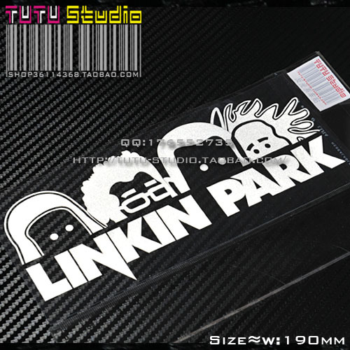 林肯linkinpark反光贴贴纸