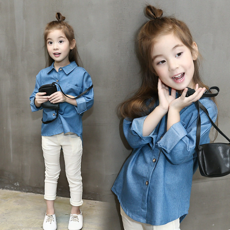 Chemise fille à manche longue - Ref 2086150 Image 1