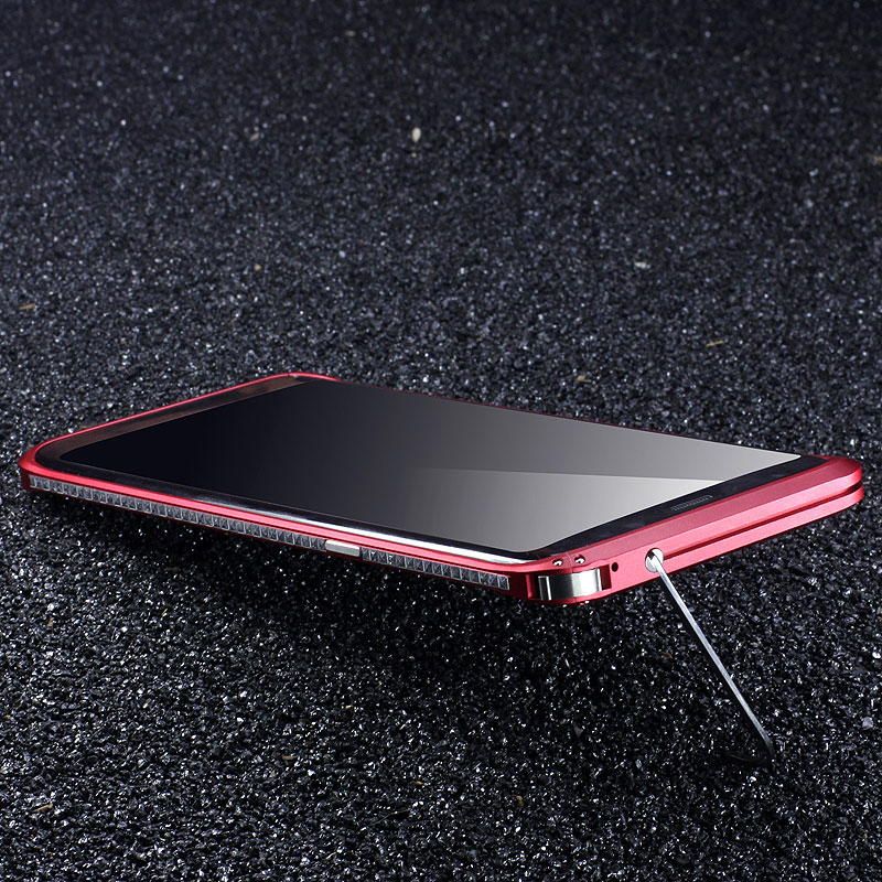 iMatch Slim Light Aluminum Metal Shockproof Bumper Case with Kickstand for Samsung Galaxy S8 Plus & Galaxy S8