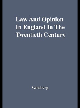 【预售】Law and Opinion in England in the Twentieth Centu