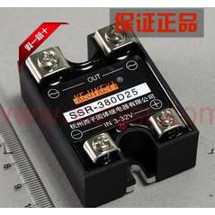 杭州西子单相交流固态继电器(全新品) SSR-380D25 控制信号3-32V