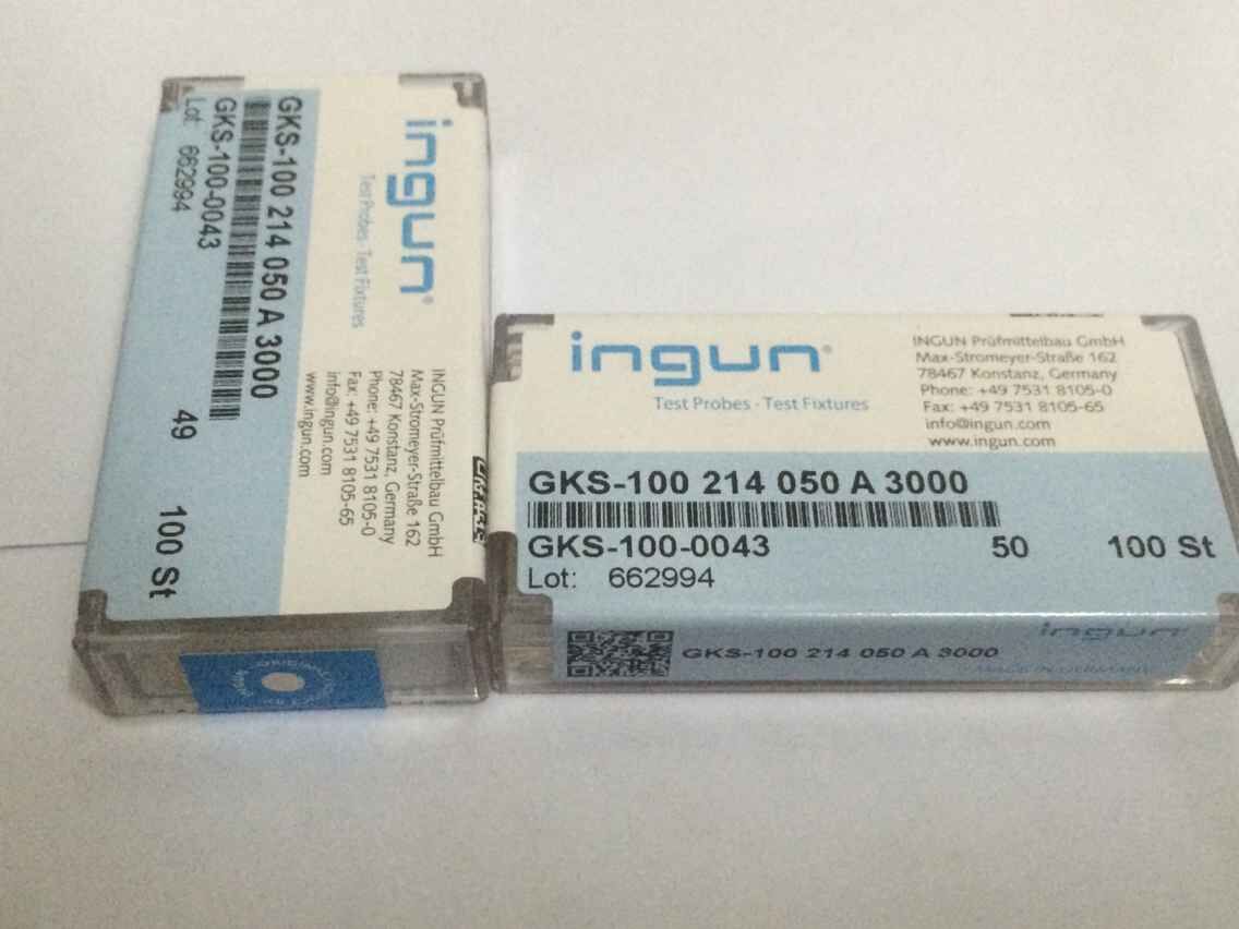 德国INGUN探针GKS100-214-050A2000  100 214 050A3000 1件=100支