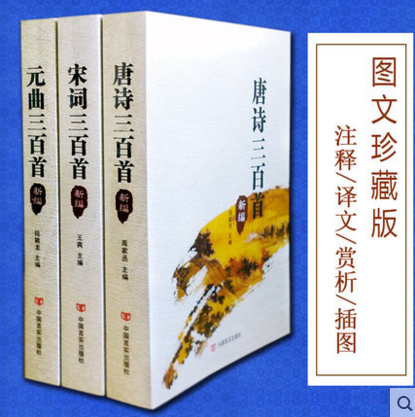 正版现货 唐诗宋词元曲鉴赏辞典全册3本 唐诗三百首全集/宋词三百首/宋词选读 诗经中华国学经典 唐诗宋词元曲正版全集