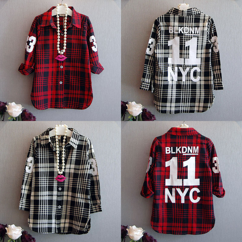 Chemise fille à manche longue - Ref 2085975 Image 1