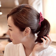 Good Korea tiara clip hair accessories hair clip Heng yakeliyaguang textured bow accent hairpin banana clips