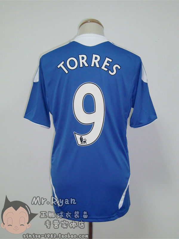 11-12 切尔西 主场球衣 9号 托雷斯 连英超臂章 可多选印号