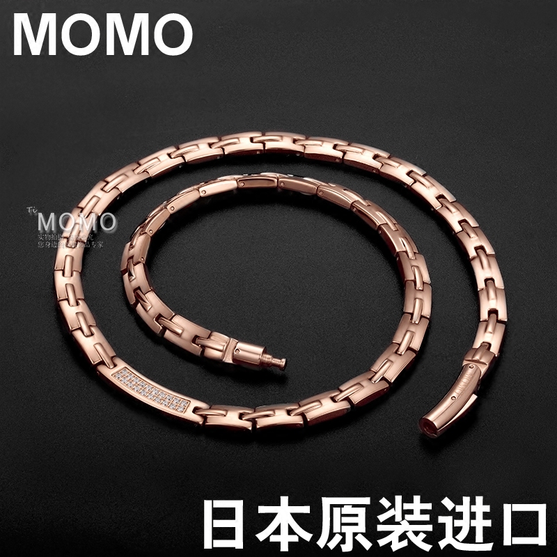 欧美男女磁疗钛钢金属项链微循环保健颈椎健康能量项圈情人节礼物