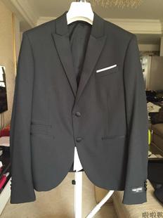 正品 FIT BARRETT 西服 SLIM 正装 NEIL 男黑色羊毛修身 现货 TUXEDO