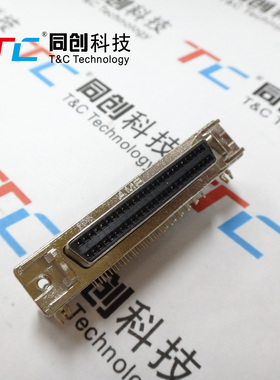 TYCO/AMP 787171-5 SCSI 50P 90度弯脚孔式 母座 针孔式 DB型
