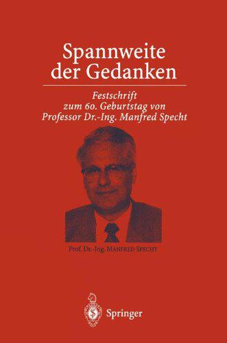 【预订】Spannweite Der Gedanken: Festschrift...