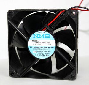 NMB 8025 24V 12V 3110ML-05W-B69 8厘米/CM变频器工控散热风扇