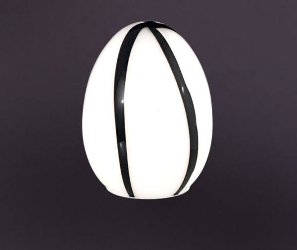 eglo奥地利玻璃黑白台灯